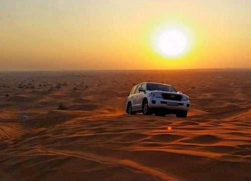 Morning Dune Bashing Private Car 750 AED