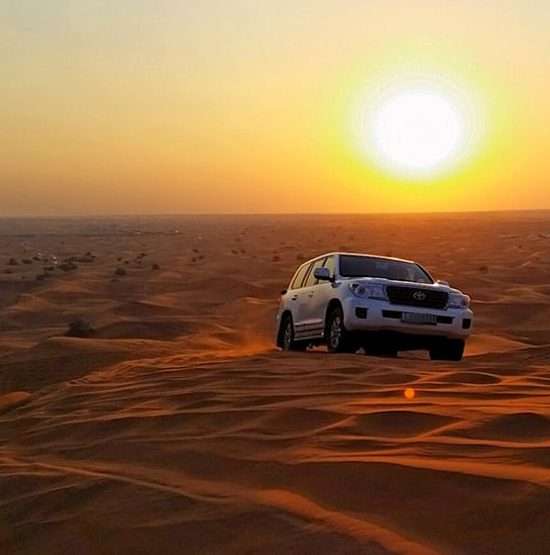 Morning Dune Bashing Private Car 750 AED
