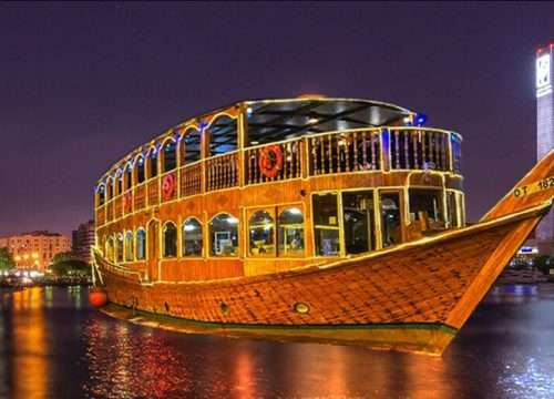 Marina Cruise Dinner 250 AED